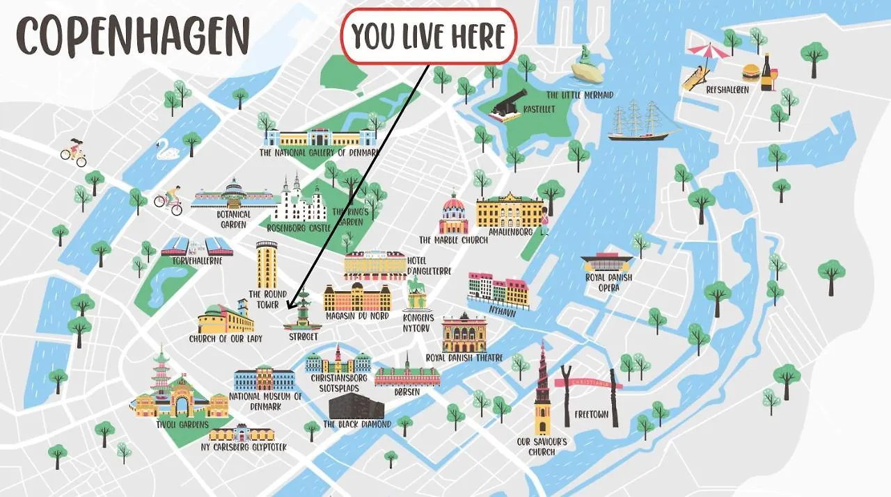 Apartment Ferienwohnung Luxury Penthouse - Private Balcony - Heart Of Kopenhagen